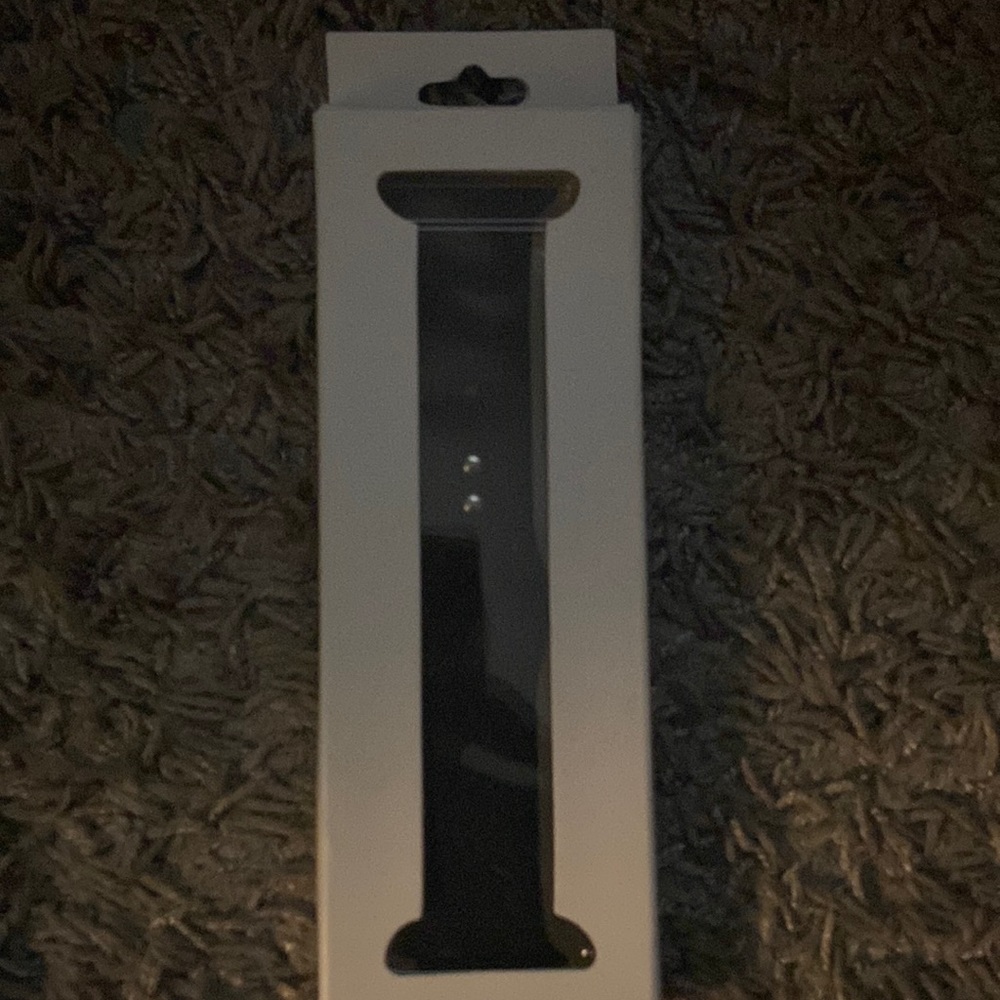 New Black Silicone Band for Apple 38/40